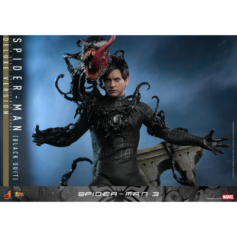 Hot Toys MMS728 Spider-Man 3 Spider-Man Black Suit Deluxe Ver.